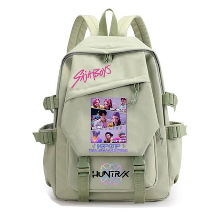Kpop Witch Hunt tryckt ryggsäck för grundskole- och gymnasieelever, fritidsryggsäck med stor kapacitet
