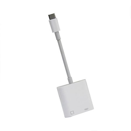 USB-C OTG Ethernet-sovitin, USB-C - RJ45 Ethernet LAN -verkkojohdin, 100 Mbps, Type-C laitteille