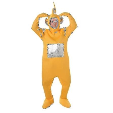 4 V ri Teletubbies Rooli Aikuinen Hauska Puku Zekai-Xin yellow xxl