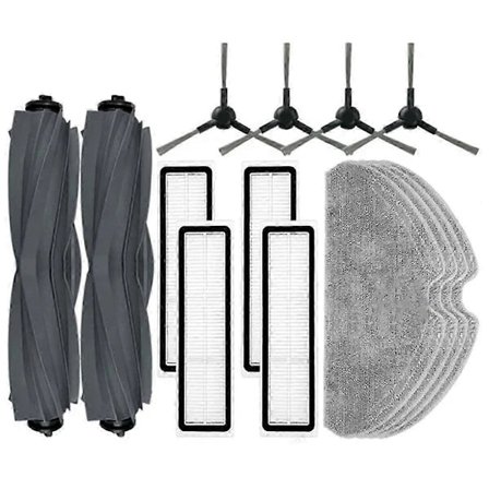 For D9 Max Gen 2, D10s Pro, D10s Robotstøvsuger Tilbehør Hovedbørste Filter Moppeklut Erstatningsdeler