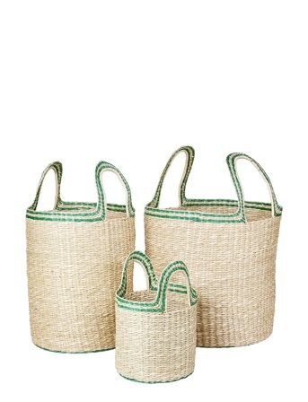 Broste Copenhagen Lykke Basket - Beige - ONE SIZE