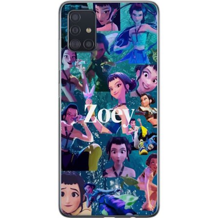 Kompatibelt Mobildeksel til Samsung Galaxy A51 Kpop Demon Hunters Zoey Collage Mystic Forest Idol Energi Kraft