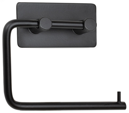 Beslag Design Base Toalettpappershållare Svartlackerat stål, Badrum