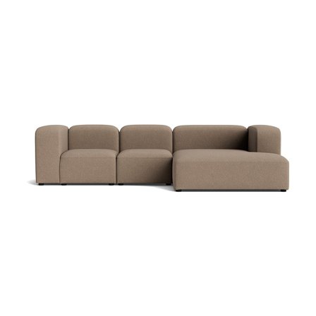 Milo chaiselong sofa, højrevendt | 300cm - Loop Mørk Beige - 300x170x72 - Sofa, chaiselong