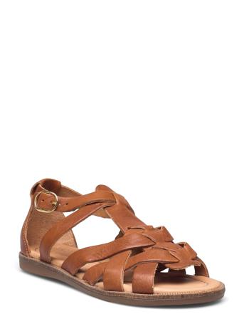 Bisgaard Amalie Shoes Summer Shoes Sandals Ruskea Bisgaard