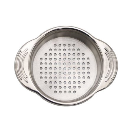 Dåse-dørslag i rustfrit stål, tåler opvaskemaskine, køkkenredskab til pasta, tunpresse, egnet til de fleste madkonservesdåser i køkkenet