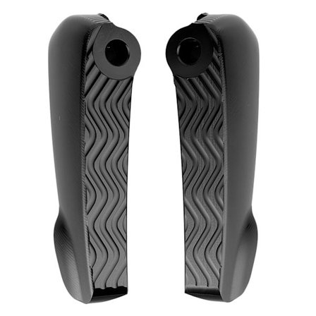 Vespa GT GTS GTV Svart Motorsykkel Sammenleggbar Fotstøtte Pedalpute