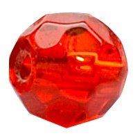 Darts Glass Bead Faceted Mix 8mm 7-pack