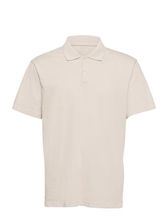100% Organic Cotton Polo Shirt Polos Short-sleeved Beige GAP