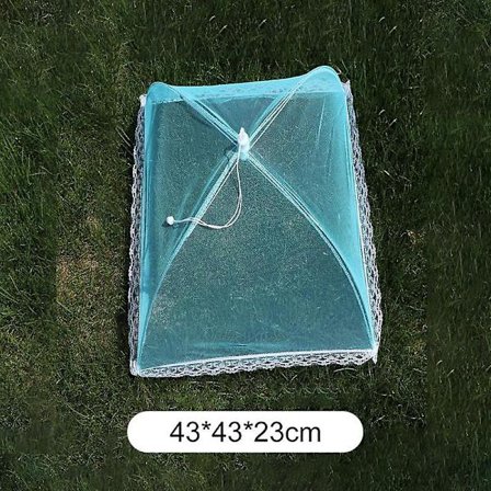 Sammenklappelig madnetdæksel flueafvisende myggenet pop-up madnetdæksel paraply måltid grøntsag frugt åndbar dæksel køkken tilbehør