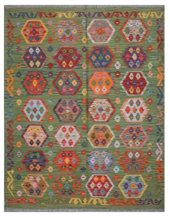Small Kilim Afghan Old Style Rug 153X194 Wool