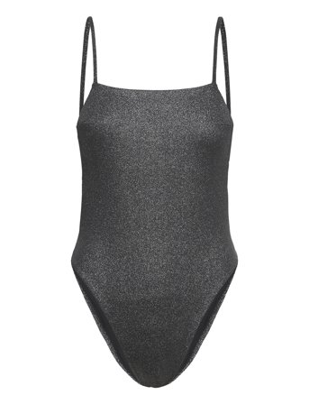 Piece Square Neckline Black Calvin Klein