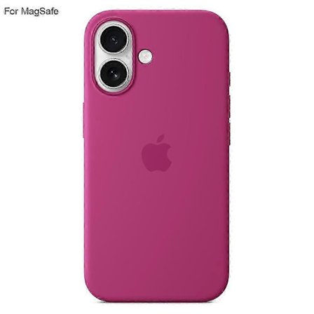 För iPhone 16 Plus Skal Kompatibelt Med Magsafe Flytande Silikon Telefonskal [induktions Popover] (Rosa)