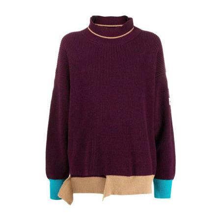 Marni, Turtlenecks Paars, Dames, Maat:S