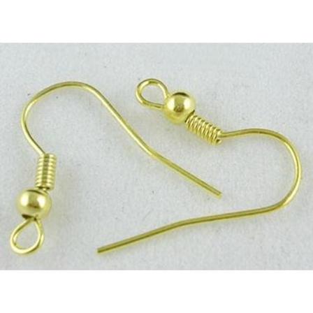 50 par (100 st.) Nickelfria örhängen 18 mm. långa (4 färgval) 4 Guldpläterade