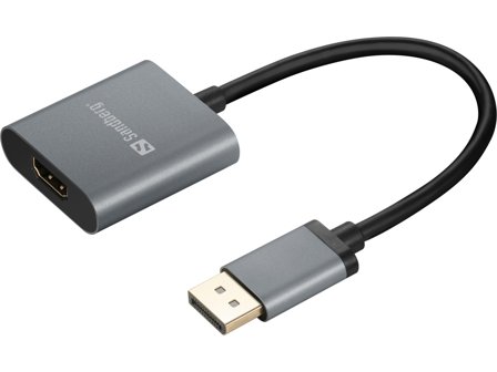 Sandberg video adapter - DisplayPort / HDMI - 20 cm
