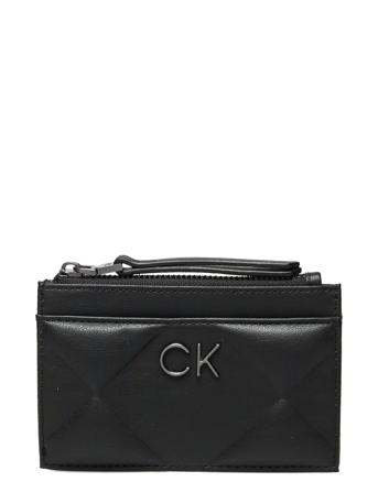Re-Lock Quilt Cardholder Bags Card Holders & Wallets Card Holder Svart Calvin Klein*Betinget Tilbud