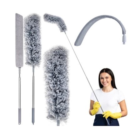 Teleskopisk Støvklud - 2 dele