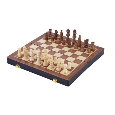 Longfield Folding Chess Set 30x30cm Ash Wood