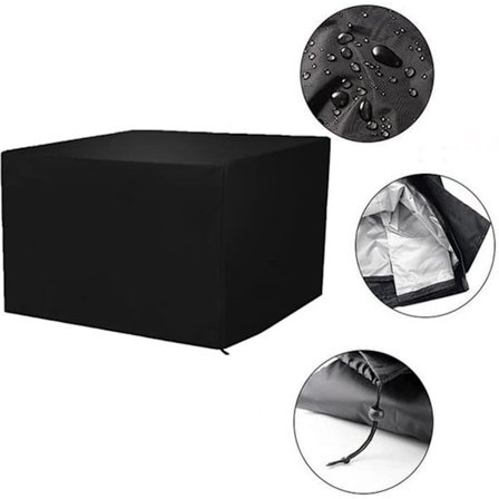 Havemøbelovertræk - 90*90*90cm - Udendørs Bordovertræk - 210D Vandtæt - Holdbart Møbelovertræk
