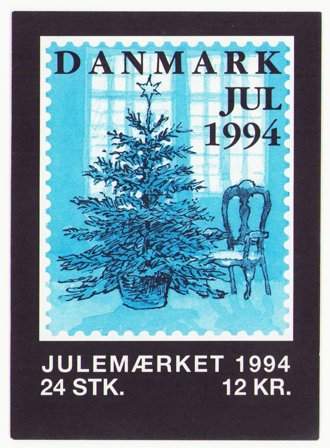 Danmark - Julemærkehæfte 1994 - 2.-sortering