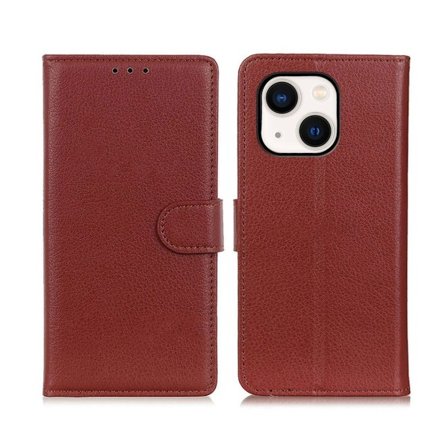 iPhone 13 Mini Plånboksfodral med Stativ - Brun