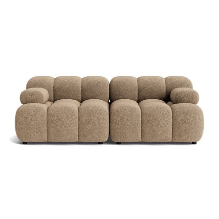 Puffy 2 personers sofa - Anthology Mørk Beige - 190x95x64 - Sofa, 2 personers sofa