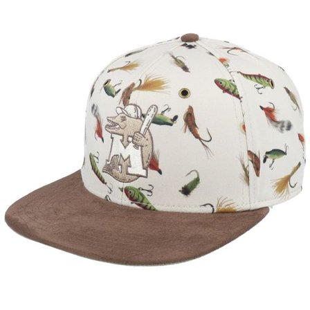 American Needle - Beige snapback Keps - Madison Muskies Headwater Specialty Fabric Strapback @ Hatstore