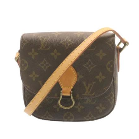 Louis Vuitton Vintage, Pre-owned Shoulder Bag Bruin, Dames, Maat:ONE Size,leather