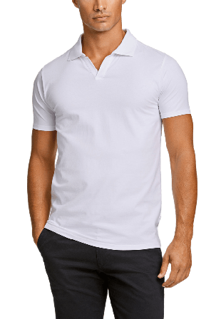 Lindbergh Pikétröja T-shirts Herr Vit S