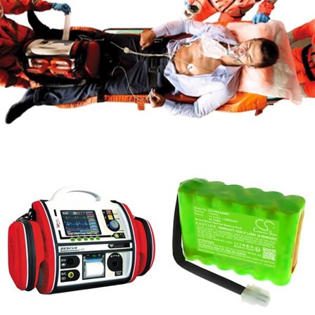 Batteri til Medical for Progetti defibrillator Rescue Life