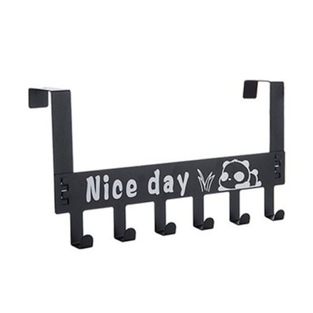 Dörrkrok med 6 krokar för 4,5 cm tjock dörr, stämpelfri dörrhängare_xx