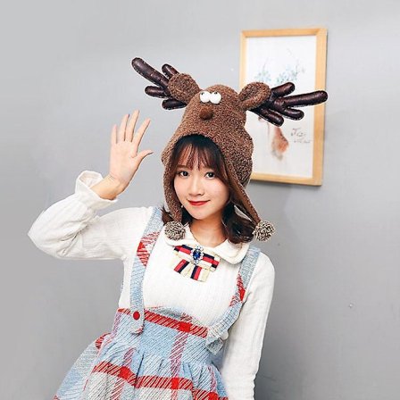 Julhatt tecknad gammal man snögubbe älg barn vuxen kreativitet hatt semester dekoration present present