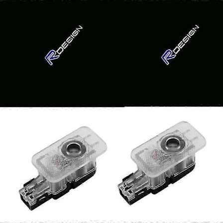 4 kpl Volvo Ovivalojen Projektorit, LED-Logon Projektio, Auton Ovivalojen Logo, Tervetulovalo