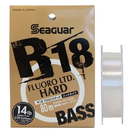 Seaguar R18 Fluoro LTD Hard Bass 80m 12lb 0.285