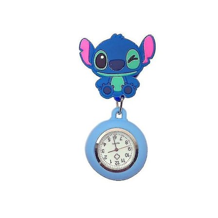 Udvidbar sygeplejerske ur Sygeplejerske ur med klip Læge mini lommeur Silikon revers ur Digital kvarts sygeplejerske ur