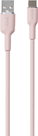 PURO ICON SOFT Cable USB-A to USB-C, 1.5m, pink