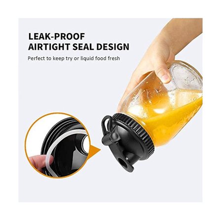 Burkar Är Lämpliga För Burk Förseglat Lock Bred Mun Förvaringslock Flip Lock