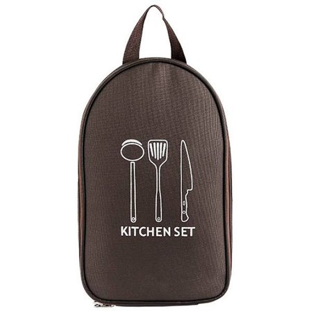 Oppbevaringsveske for knivsett, profesjonell kokkeknivveske, oppbevaringsveske for campingkokekar, bærbar oppbevaringsveske for campingverktøy, egnet 