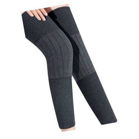 Termiske knævarmere til seniorer - lang og tyk uldblanding