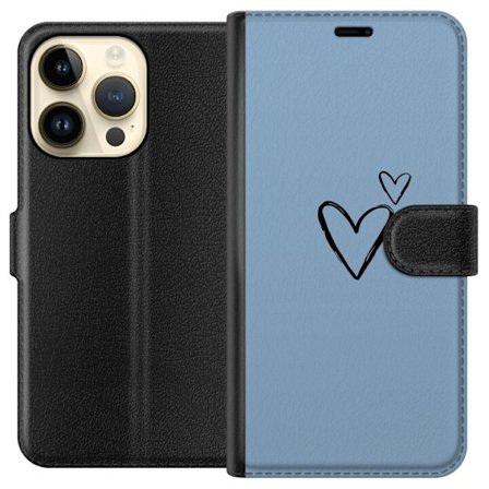 Kompatibel Tegnebogsetui til Apple Apple iPhone 15 Pro Hjerte