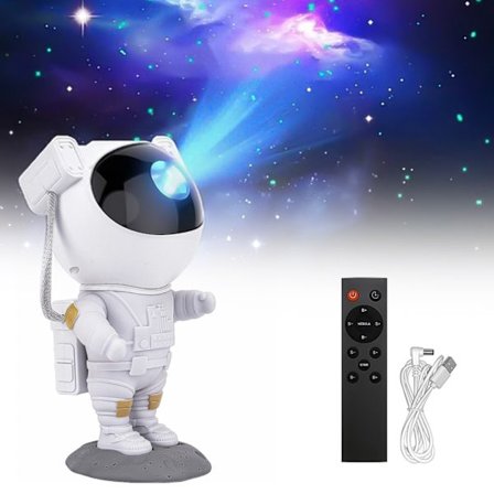 Galakselampe Astronaut - Nattlampe - Stjerneprojektor med LED-lampe