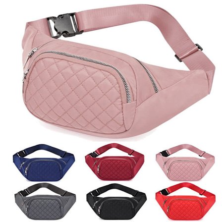Crossbody Waist Bag Fanny Pack Rintalaukku MUSTA
