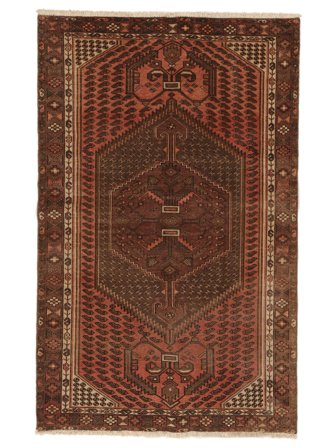 Colored Vintage Teppe 125X199 Svart/Brun Ull, Persia/Iran