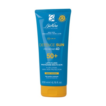 Bionike Defence Sun Latte fluido SPF50+ 200ml - Latte solare corpo alta prot.
