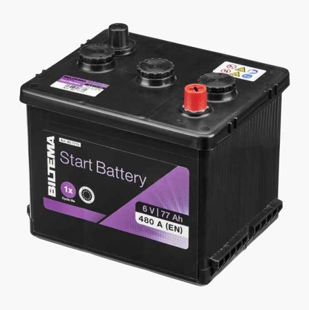 Startbatteri AMF 6 V 77 Ah
