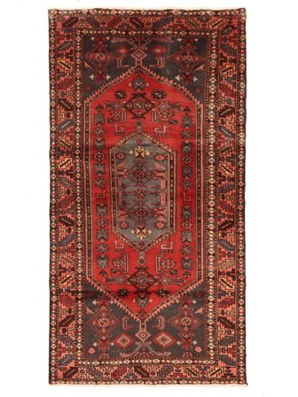 Handknuten Orientalisk Hamadan Matta 105X202