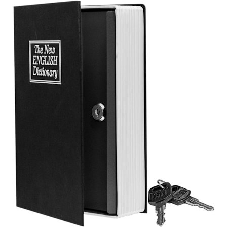 Værdiboks, Nøglebog, Sikkerhedsboks til Penge, Smykker, Penge, ZQKLA