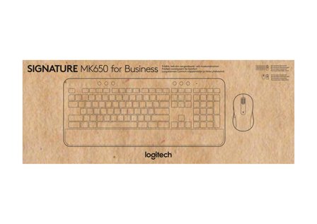 Logitech Signature MK650 Combo for Business - tastatur- og mussett - QWERTY - Italiensk - grafitt Inn-enhet
