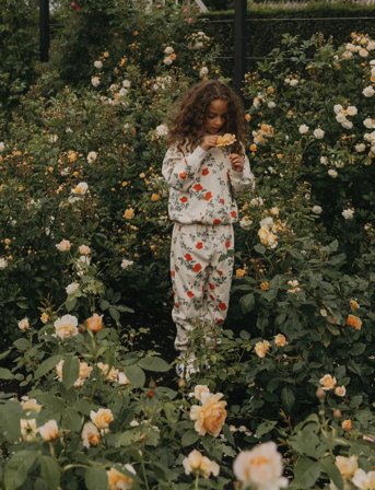 Garbo&Friends Sweat Wide Pants - Cream - 98/104